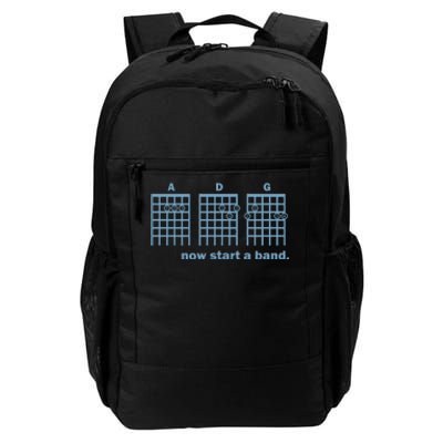 Now Start A Band Guitar Tabs Music Funny Parody Quote Daily Commute Backpack