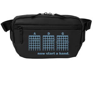 Now Start A Band Guitar Tabs Music Funny Parody Quote Crossbody Pack