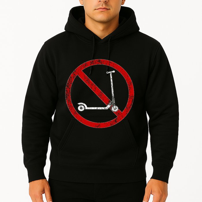 No Scooters allowed Anti Scootering True Skaters Only Hoodie