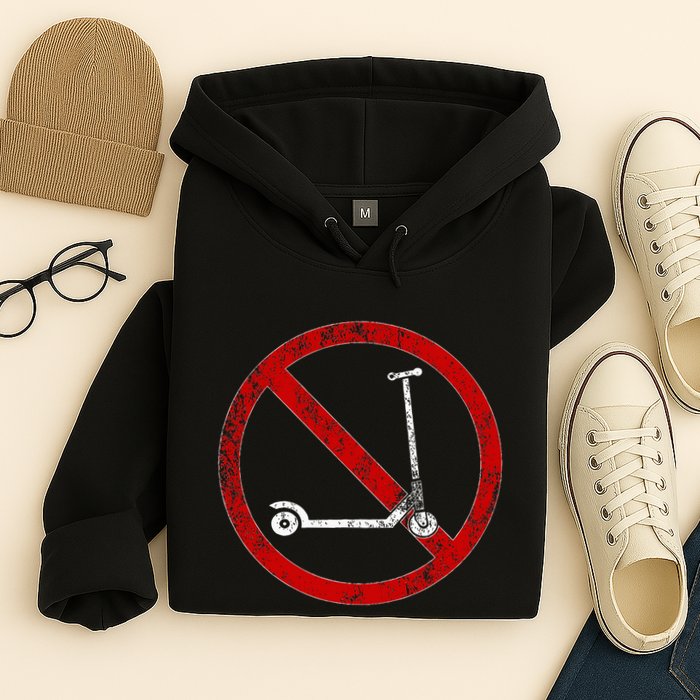 No Scooters allowed Anti Scootering True Skaters Only Hoodie