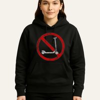 No Scooters allowed Anti Scootering True Skaters Only Hoodie