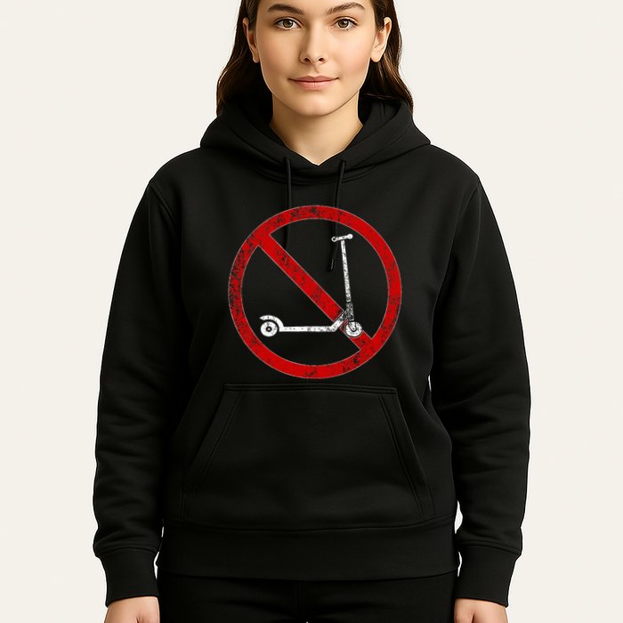 No Scooters allowed Anti Scootering True Skaters Only Hoodie