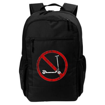 No Scooters allowed Anti Scootering True Skaters Only Backpack