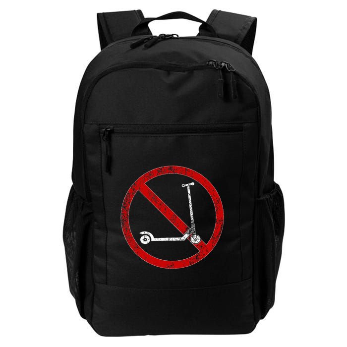No Scooters allowed Anti Scootering True Skaters Only Backpack