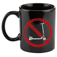 No Scooters allowed Anti Scootering True Skaters Only 11oz C Handle Ceramic Mug