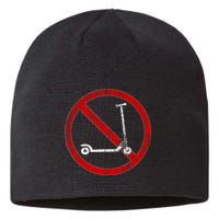 No Scooters allowed Anti Scootering True Skaters Only Sustainable Beanie