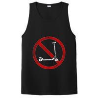 No Scooters allowed Anti Scootering True Skaters Only PosiCharge Competitor Tank