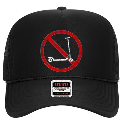 No Scooters allowed Anti Scootering True Skaters Only Trucker Hat