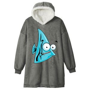 Not Such An Angel Fish Hooded Wearable Blanket