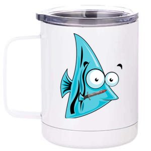 Not Such An Angel Fish 12 oz Stainless Steel Tumbler Cup