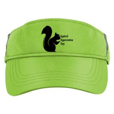 National Squirrel Appreciation Day Gift Funny Gift Adult Drive Performance Visor