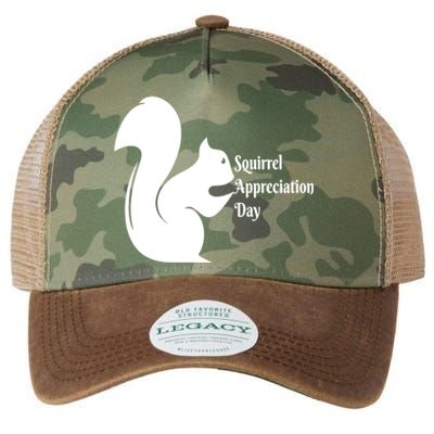 National Squirrel Appreciation Day Gift Funny Gift Legacy Tie Dye Trucker Hat