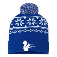 National Squirrel Appreciation Day Gift Funny Gift USA-Made Snowflake Beanie