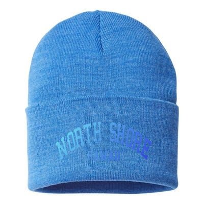 North Shore Aloha Hawaii Tribe Beach Gift Sustainable Knit Beanie