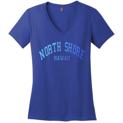 North Shore Aloha Hawaii Tribe Beach Gift Women's V-Neck T-Shirt