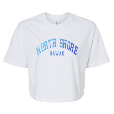 North Shore Aloha Hawaii Tribe Beach Gift Bella+Canvas Jersey Crop Tee