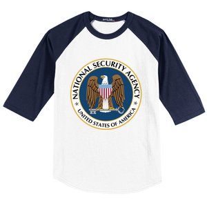 National Security Agency Nsa Military Intelligence Spy Eagle Gift Baseball Sleeve Shirt