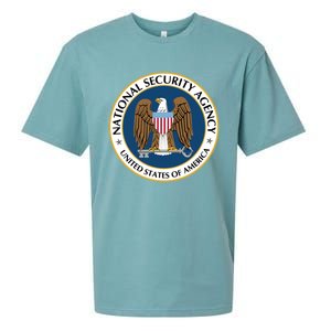 National Security Agency Nsa Military Intelligence Spy Eagle Gift Sueded Cloud Jersey T-Shirt