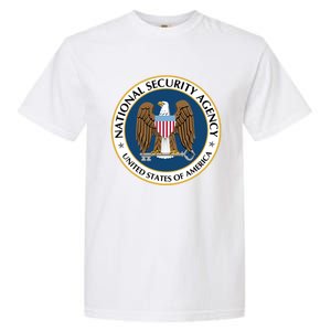 National Security Agency Nsa Military Intelligence Spy Eagle Gift Garment-Dyed Heavyweight T-Shirt