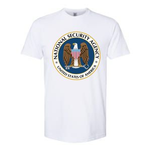 National Security Agency Nsa Military Intelligence Spy Eagle Gift Softstyle CVC T-Shirt