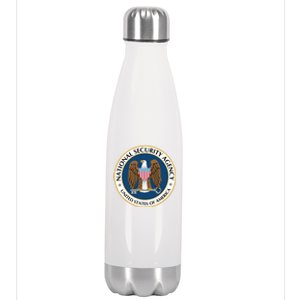 National Security Agency Nsa Military Intelligence Spy Eagle Gift Stainless Steel Insulated Water Bottle