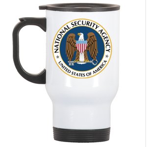 National Security Agency Nsa Military Intelligence Spy Eagle Gift Stainless Steel Travel Mug