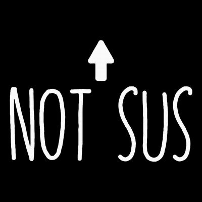 Not Sus Arrow Gaming Meme Matching Halloween Costume Funny T-Shirt