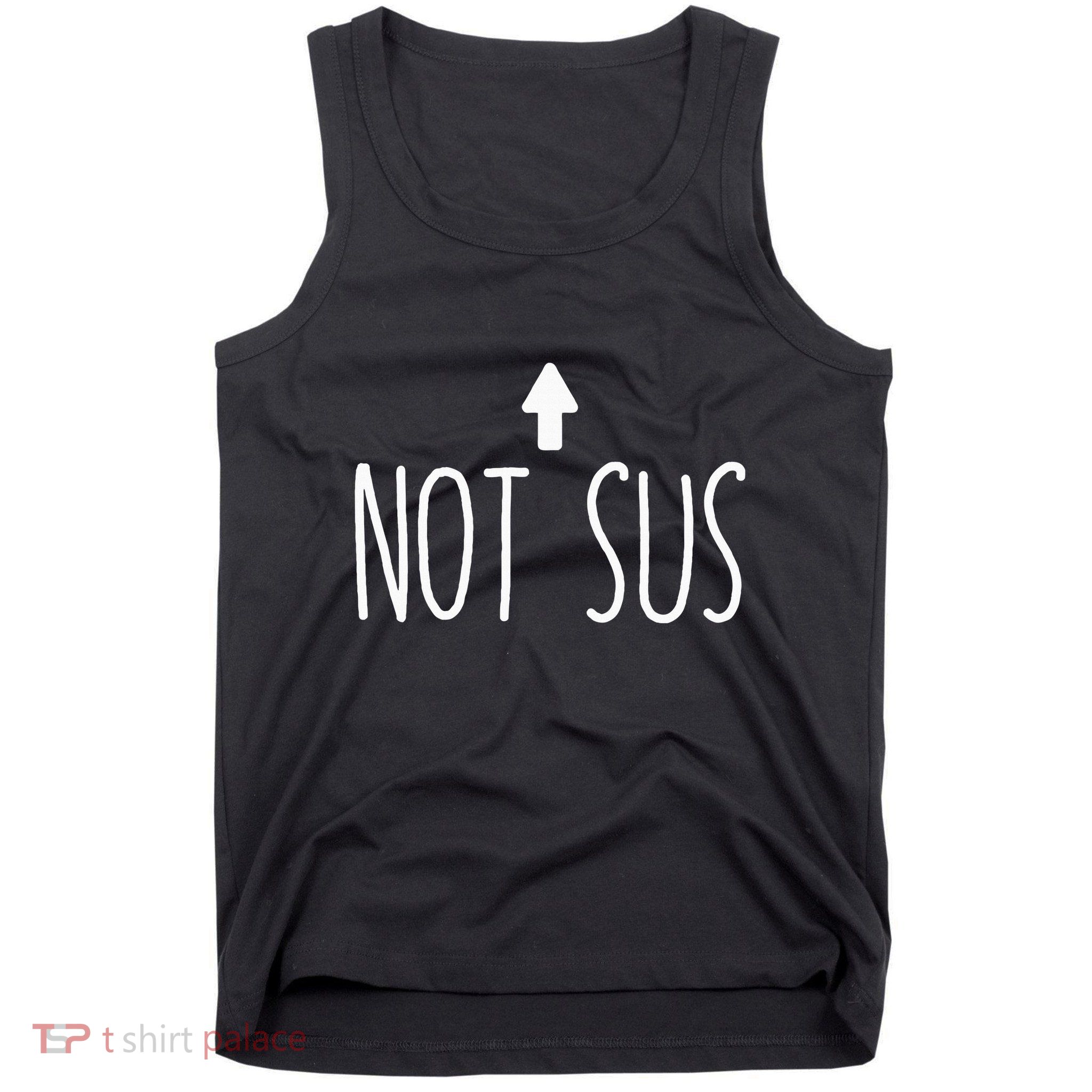 Not Sus Arrow Gaming Meme Matching Halloween Costume Funny Tank Top