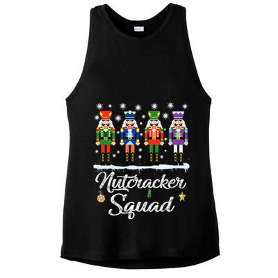 Nutcracker Squad Ballet Dance Matching Family Christmas Ladies PosiCharge Tri-Blend Wicking Tank