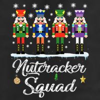 Nutcracker Squad Ballet Dance Matching Family Christmas 7 Panel Mesh Trucker Snapback Hat