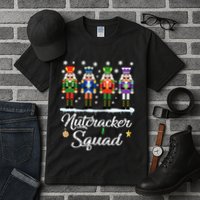 Nutcracker Squad Ballet Dance Matching Family Christmas Tall T-Shirt