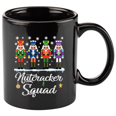 Nutcracker Squad Ballet Dance Matching Family Christmas 11oz C Handle Ceramic Mug