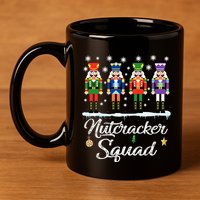 Nutcracker Squad Ballet Dance Matching Family Christmas 11oz C Handle Ceramic Mug