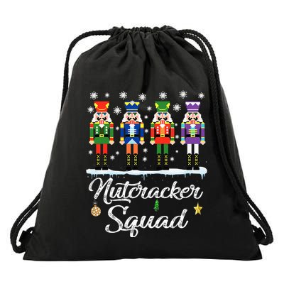 Nutcracker Squad Ballet Dance Matching Family Christmas Drawstring Bag