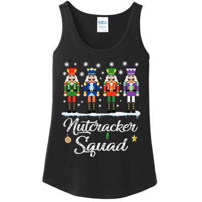 Nutcracker Squad Ballet Dance Matching Family Christmas Ladies Essential Tank