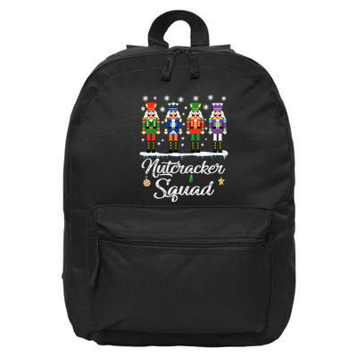 Nutcracker Squad Ballet Dance Matching Family Christmas 16 in Basic Backpack
