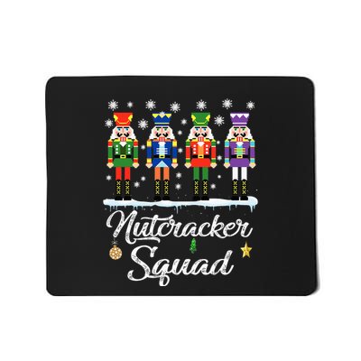 Nutcracker Squad Ballet Dance Matching Family Christmas Mousepad