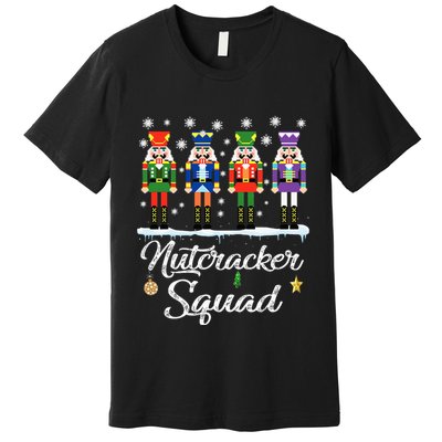 Nutcracker Squad Ballet Dance Matching Family Christmas Premium T-Shirt