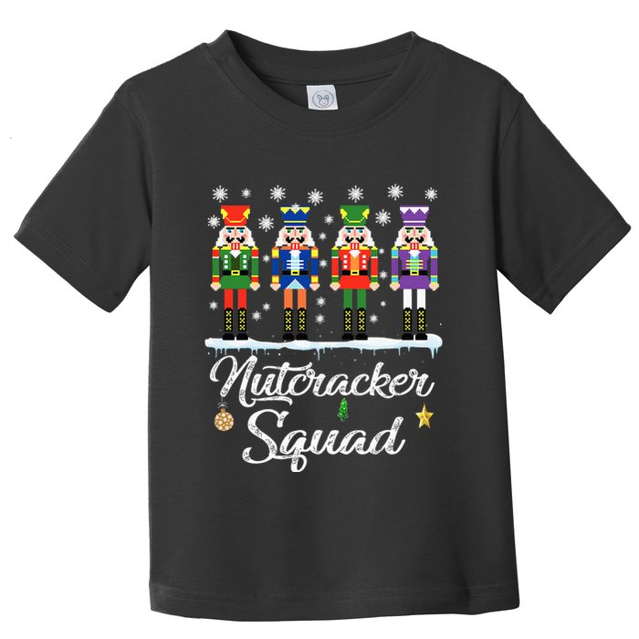 Nutcracker Squad Ballet Dance Matching Family Christmas Toddler T-Shirt