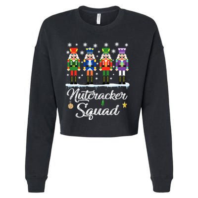 Nutcracker Squad Ballet Dance Matching Family Christmas Cropped Pullover Crew