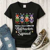 Nutcracker Squad Ballet Dance Matching Family Christmas Womens T-Shirt