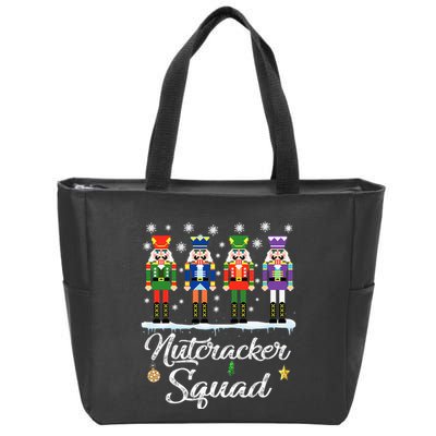 Nutcracker Squad Ballet Dance Matching Family Christmas Zip Tote Bag