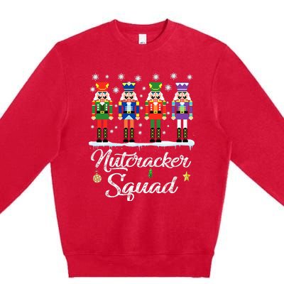 Nutcracker Squad Ballet Dance Matching Family Christmas Premium Crewneck Sweatshirt