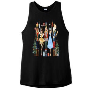 Nutcracker Squad Ballet Dance Matching Family Christmas Ladies PosiCharge Tri-Blend Wicking Tank