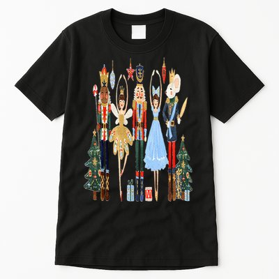 Nutcracker Squad Ballet Dance Matching Family Christmas Tall T-Shirt