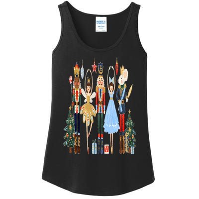 Nutcracker Squad Ballet Dance Matching Family Christmas Ladies Essential Tank