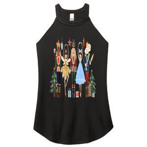 Nutcracker Squad Ballet Dance Matching Family Christmas Women's Perfect Tri Rocker Tank