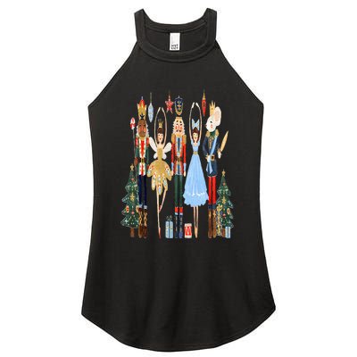 Nutcracker Squad Ballet Dance Matching Family Christmas Women's Perfect Tri Rocker Tank