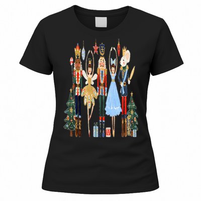 Nutcracker Squad Ballet Dance Matching Family Christmas Women's T-Shirt