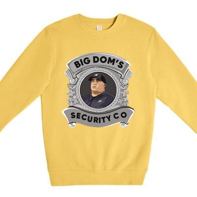 Nick Sirianni Big Doms Disandro Security Co Premium Crewneck Sweatshirt